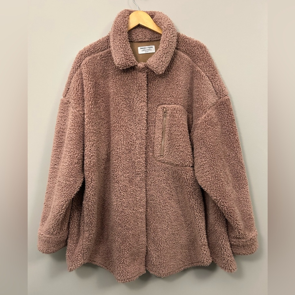 Smash + Tess Brown Teddy Jacket